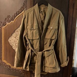 Free People belted jacket